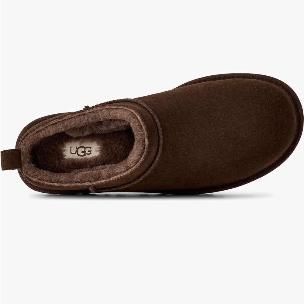 UGG Women's Chocolate Brown Suede Slippers